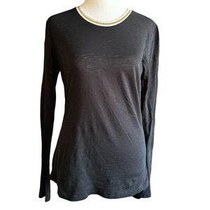 Goldie Black Long Sleeve T-shirt Sz S